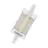 Osram LED R7s 78mm Claire 7.3W 806lm - 827 Blanc Très Chaud | Équivalent 60W