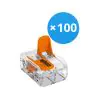 Lot 100x Wago 221-412 Bornier à vis Connecteur| 2 Câble Connexion