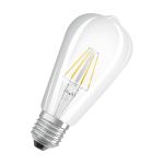 Osram Classic LED E27 Edison Filament Helder 4W 470lm - 827 Zeer Warm Wit | Vervangt 40W